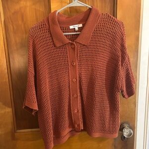 Madewell button up tee
